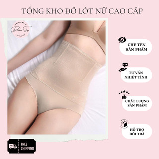 Quần Gen Cotton Lạnh Cạp Cao Có Thanh Chống Cuộn Không Đường Viền Không Lộ Khi Mặc Đồ Body|Quần Lót Gen Định Hình Vòng 2