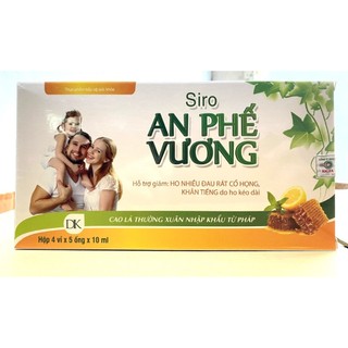 Siro An Phế Vương chứa Chanh Đào Mật Ong  giảm ho, giảm viêm họng, giảm đờm, hết khò khòe ml