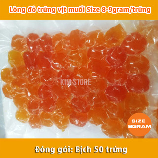 [VSATTP] 50 Lòng đỏ trứng muối Size 8-9gram/trứng