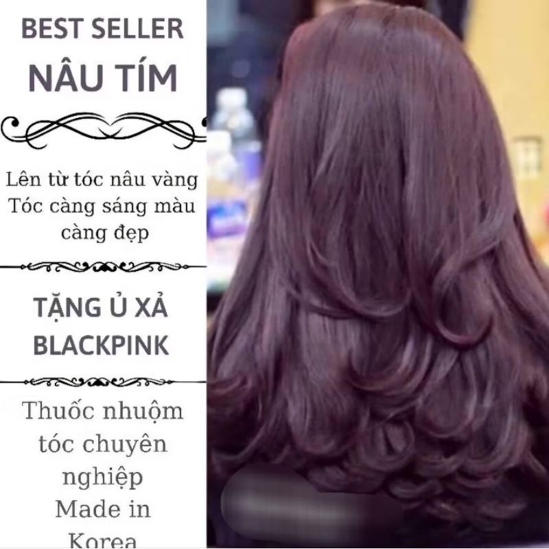 THUỐC NHUỘM TÓC NÂU TÍM HÀN QUỐC