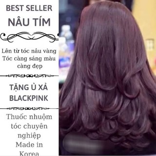 THUỐC NHUỘM TÓC NÂU TÍM HÀN QUỐC