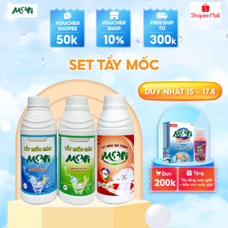 Set tẩy mốc quần áo màu, quần áo trắng_Siêu sạch siêu sáng bóng cho mọi đồ vải MR045