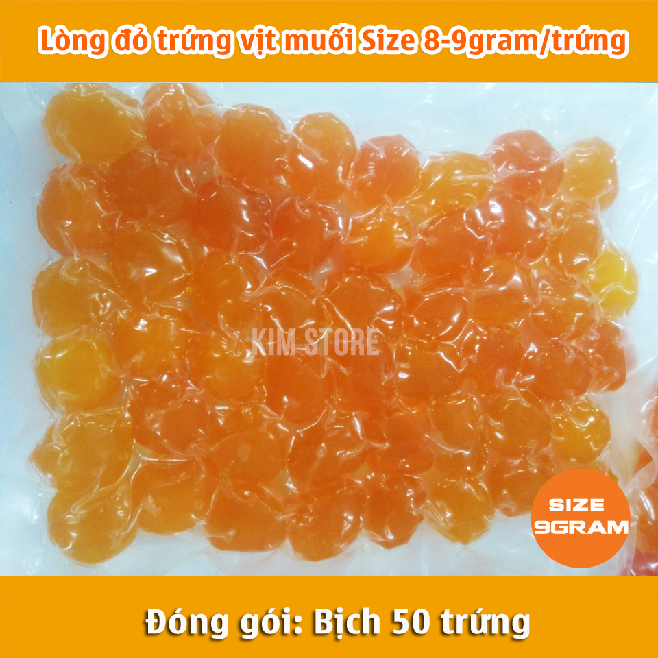 [VSATTP] 50 Lòng đỏ trứng muối Size 8-9gram/trứng