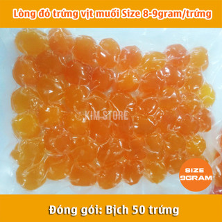 50 Lòng đỏ trứng muối Size 8-9gram/trứng