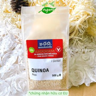 Hạt diêm mạch trắng hữu cơ Markal/Sottolestelle 500g - Quinoa Real/Tricolore France/Italia