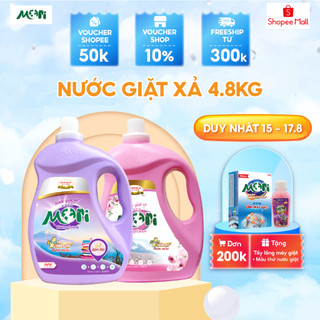 Nước giặt lưu hương mori can 4,75kg , nước giặt can 4,75l hương nước hoa, đậm đặc tiết kiệm mr003