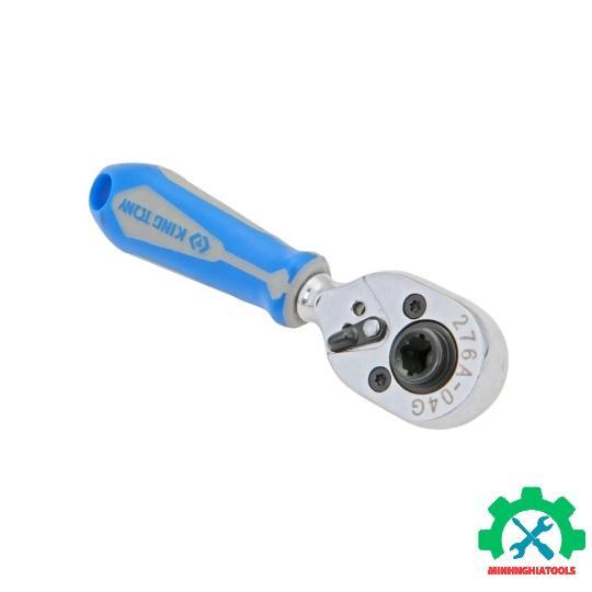 Cần Siết Tự Động 1/4 Hai Đầu Kingtony 276A-04G (Vặn Tuýp + Vặn Vít)