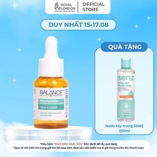 Serum ngừa mụn mờ thâm Balance Active Formula Niacinamide 15% Blemish Recovery 30ml