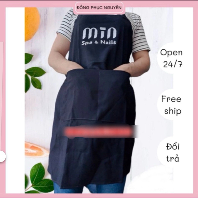 Tạp dề phục vụ, làm nail