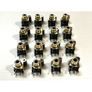 [ 4 cái ]   JACK RCA , JACK AV , JACK HOA SEN  ( 1 đầu mạ vàng xịn xò )
