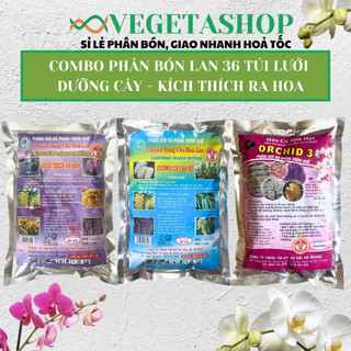 [ Giá Huỷ Diệt ] Phân Bón Lan 36 Túi Lưới - VEGETASHOP - Dưỡng Cây - Kích Thích Ra Hoa