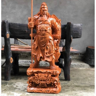 Tượng quan công quan vân trường gỗ hương