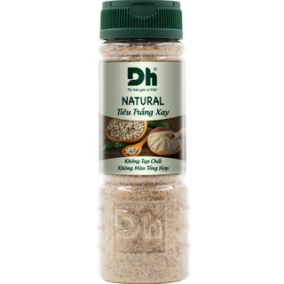 Hũ Natural Tiêu Trắng Xay - Thương hiệu DH Foods