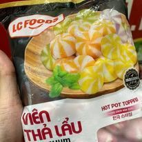 Viên thả lẩu trứng cá (Nhím Việt Vàng Lacusina) 500g