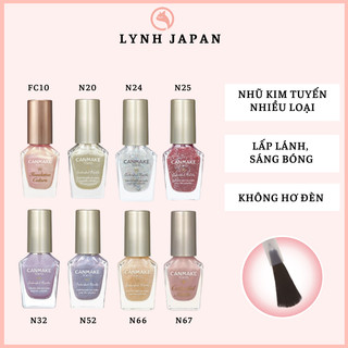  Sơn Móng Tay Nhũ Kim Tuyến Canmake Đủ Màu Không Đèn Hơ Nhật Bản 