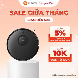 Robot Hút Bụi Lau Nhà Xiaomi Robot Vacuum E5 Black