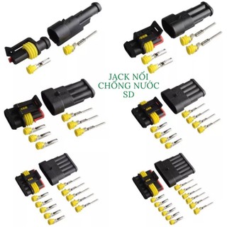 Jack nối điện chống nước dùng cho xe máy, xe hơi,ô tô - Jack nối chống thấm nướck