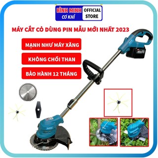 Máy cắt cỏ dùng pin makita 40v không chổi than, máy cắt cỏ cầm tay, pin 15 cell, công suất 2400w