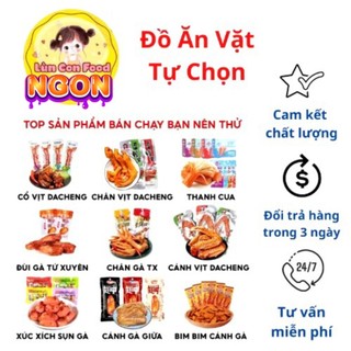 Combo món ăn vặt tự chọn - đồ ăn vặt tự chọn ❤️ free ship ❤️ lùn con food