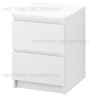 Tủ Đầu Giường Gỗ 2 Ngăn Kéo Cao Cấp (Hoả Tốc HCM)