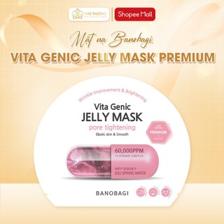 Mặt Nạ  BANOBAGI PREMIUM Vita Genic Jelly Mask Pore Tightening Se Khít Lỗ Chân Lông, Kiểm Soát Bã Nhờn 30m