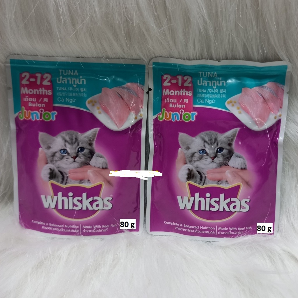 Thức ăn cho mèo con, Pate cho mèo con Whiskas 80g