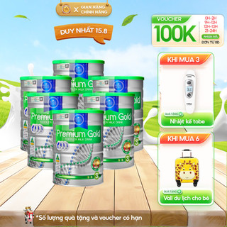 Combo 6 hộp sữa bột trẻ em hoàng gia úc premium gold số 3 bổ sung vitamin, khoáng chất cho trẻ royal ausnz 900g/hộp