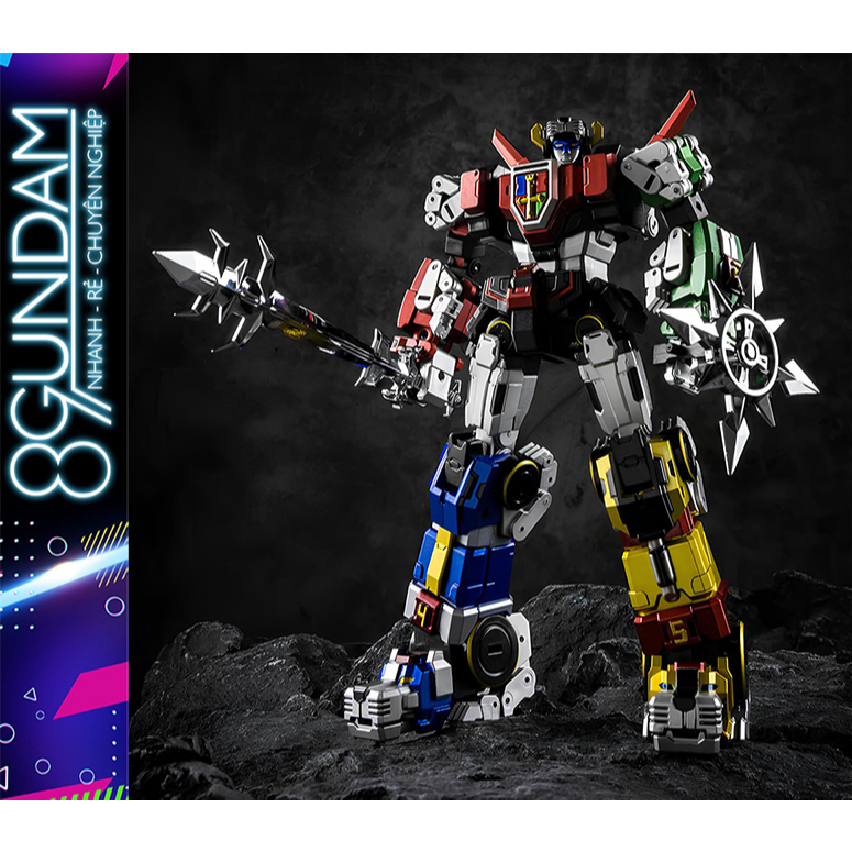 [CÓ SẴN] Mô Hình Ráp Sẵn Lucky Cat Micro Cosmos MC-01S Elvis VOLTRON "Hesman" Metallic Ver.