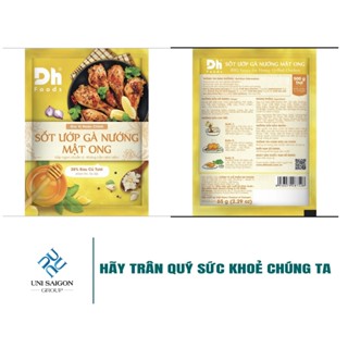 Sốt ướp gà nướng mật ong -Thương hiệu Dh Foods ( ướp các món gà, thịt, sườn gói 65gr)
