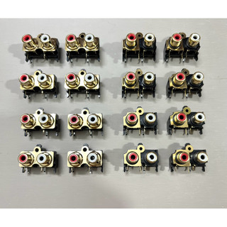 [ 2 cái ]  JACK RCA , JACK AV ĐÔI , JACK hoa sen ( 2 đầu mạ vàng xịn sò ) 2 loại