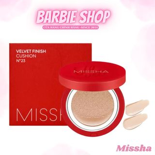 [Đỏ - Hông] Phấn Nước Kiềm Dầu Missha Red Velvet Cushion SPF50+ 15g