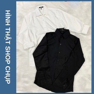 ÁO SƠ MI ĐEN TRẮNG ĐỎ XÁM XANH NGỌC DÀNH CHO NAM NỮ MINAFASHION 2803