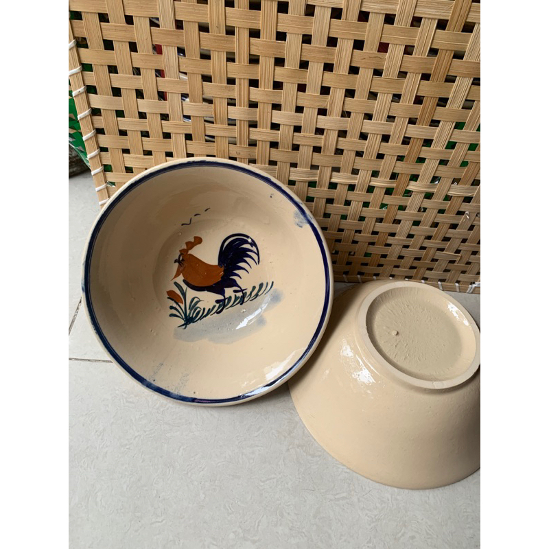 sét 2 tô tựơng con gà 2 size