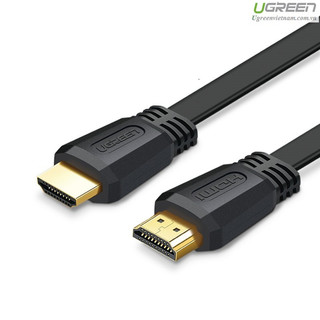 Cáp hdmi 2.0 dẹt 5m chuẩn 4k@60mhz ugreen 50821 cao cấp - hàng chính hãng