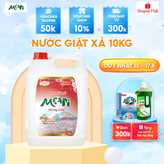 Nước giặt Mori Can 10kg, tiết kiệm với can nước giặt 10L, đậm đặc, hương nước hoa MR002