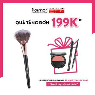 Cọ trang điểm dạng quạt dùng cho phấn bắt sáng flormar fan brush