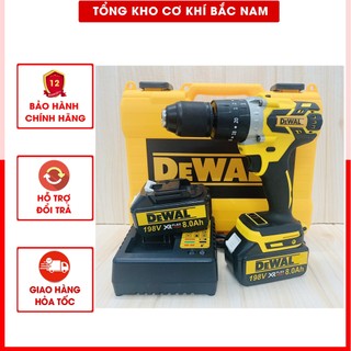 Máy khoan pin, máy khoan De.walt 199v có búa 3 chức năng. Động cơ không chổi than, May ban vit bảo hành 12 tháng