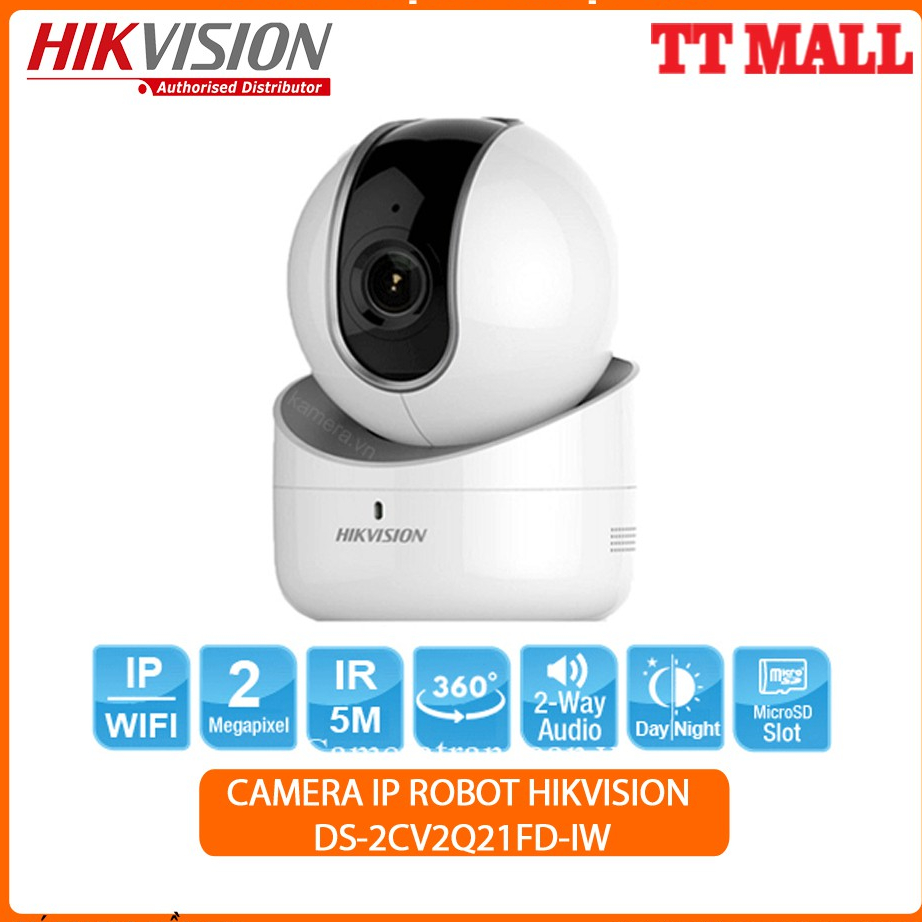 CAMERA IP ROBOT 2MP HIKVISION DS-2CV2Q21FD-IW
