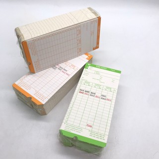 Thẻ giấy máy chấm công 7500A/D,2200,3300 ( Xấp 100 thẻ )