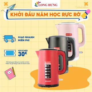 Bình đun siêu tốc Sharp 1.7 lít EKJ-17EVPS - Hàng chính hãng