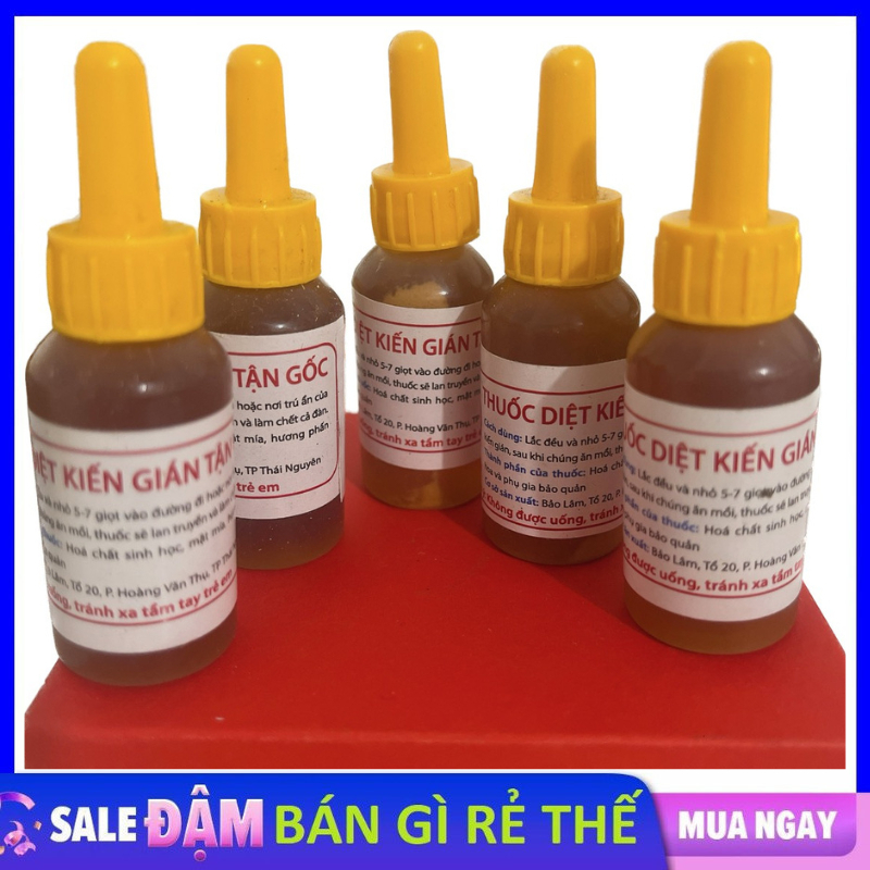 COMBO 10 CHAI THUOC DIỆT KIẾN VÀ GIÁN SINH HỌC