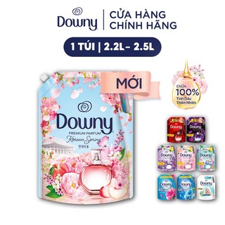Nước Xả Vải DOWNY Tinh Dầu Thiên Nhiên/ Nước Hoa Cao Cấp nhiều mùi hương Túi 2.2L-2.5L