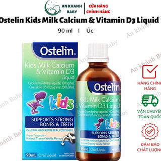 Canxi Nước Khủng Long Ostelin Kids Milk Calcium & D3 Liquid Úc