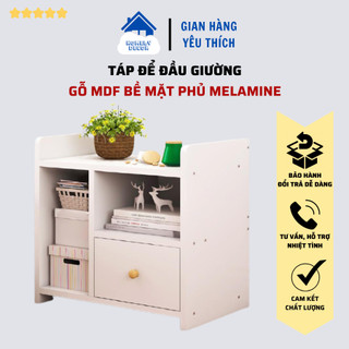 🚛FREESHIP 🆓 Tủ Để Đầu Giường. Tủ Phòng Ngủ Gỗ Lắp Ghép - Màu Trắng