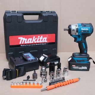 Máy Siết Bulong Makita 20V lực siết 420Nm- Động cơ không chổi than