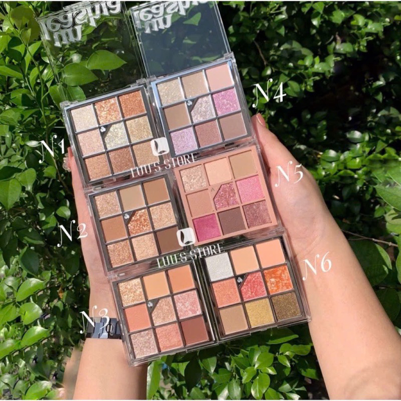 Bảng mắt 9 ô Unleashia Glitterpedia Eye Pallet 6.6g