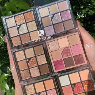 Bảng mắt 9 ô Unleashia Glitterpedia Eye Pallet 6.6g