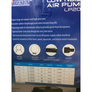 Sủi Oxy Hồ Cá RESUN LP 200 (230W-250L/Min) LP-200 LP200