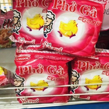 Lẻ 5 gói Mì Phở gà/bò Good Acecook gói 68g