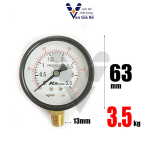 Đồng hồ đo áp suất 3,5kg KK gauge